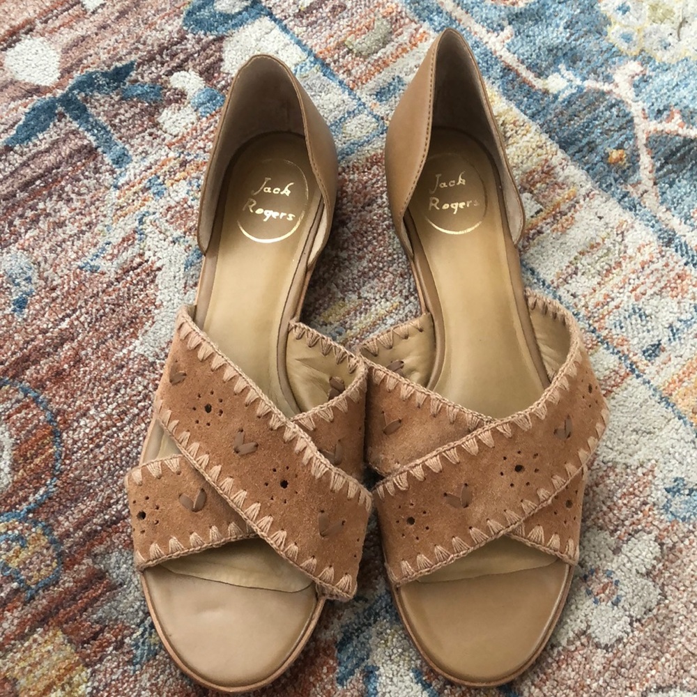 JACK ROGERS leather sandal